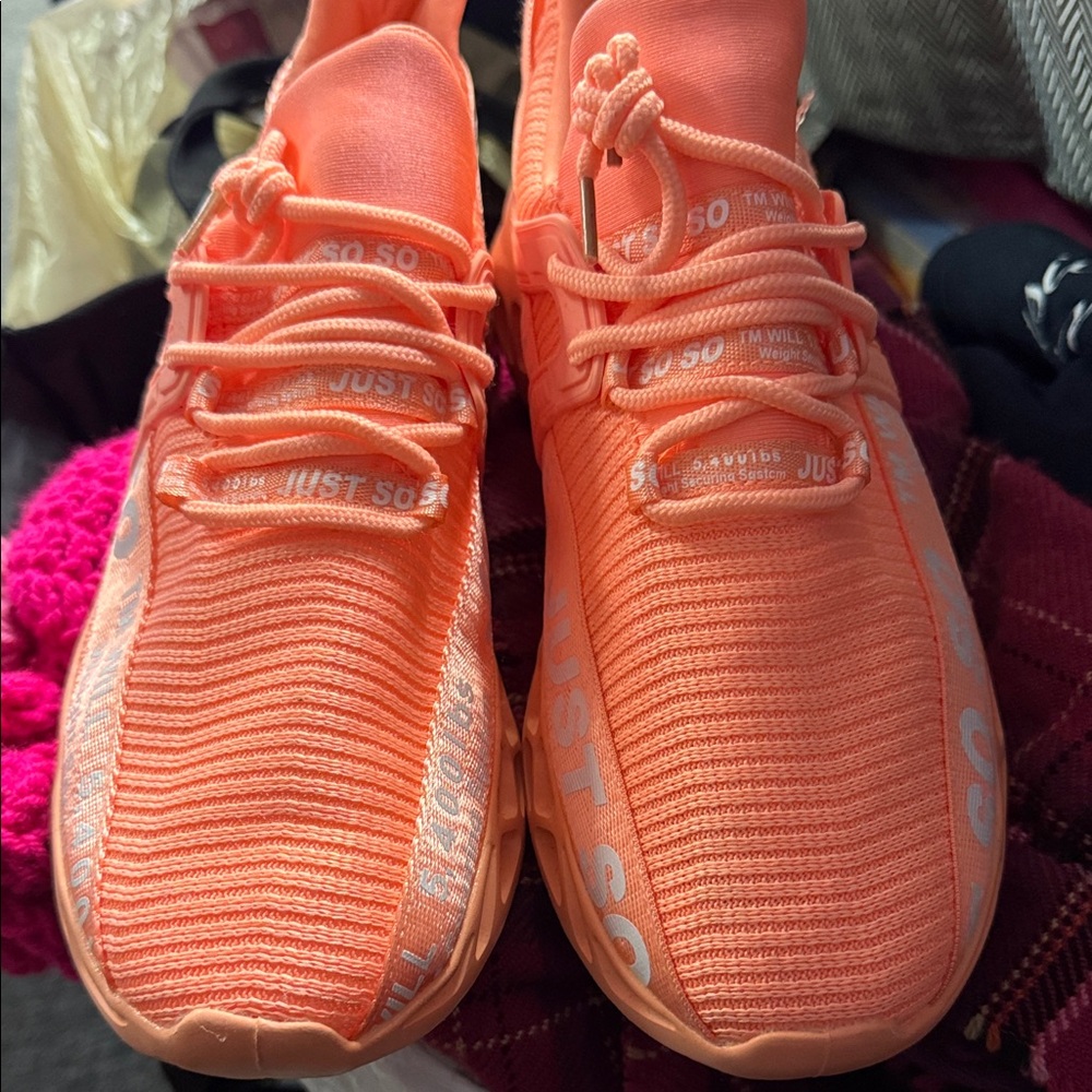 Women's Athletic Shoes in Vibrant Orange